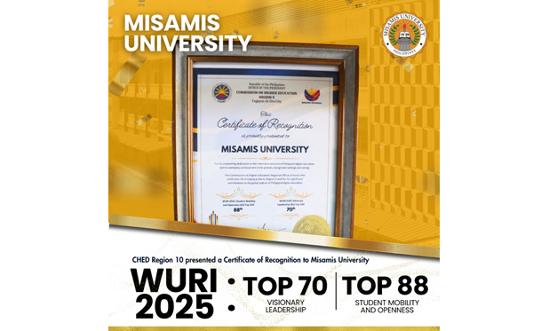 Misamis University, Through University President Dr. Karen Belina F. De Leon, Honored with Multiple Recognitions from CHED Region X